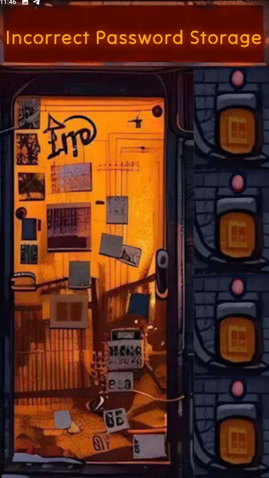 Screenshot 6 of Incorrect Password Storage