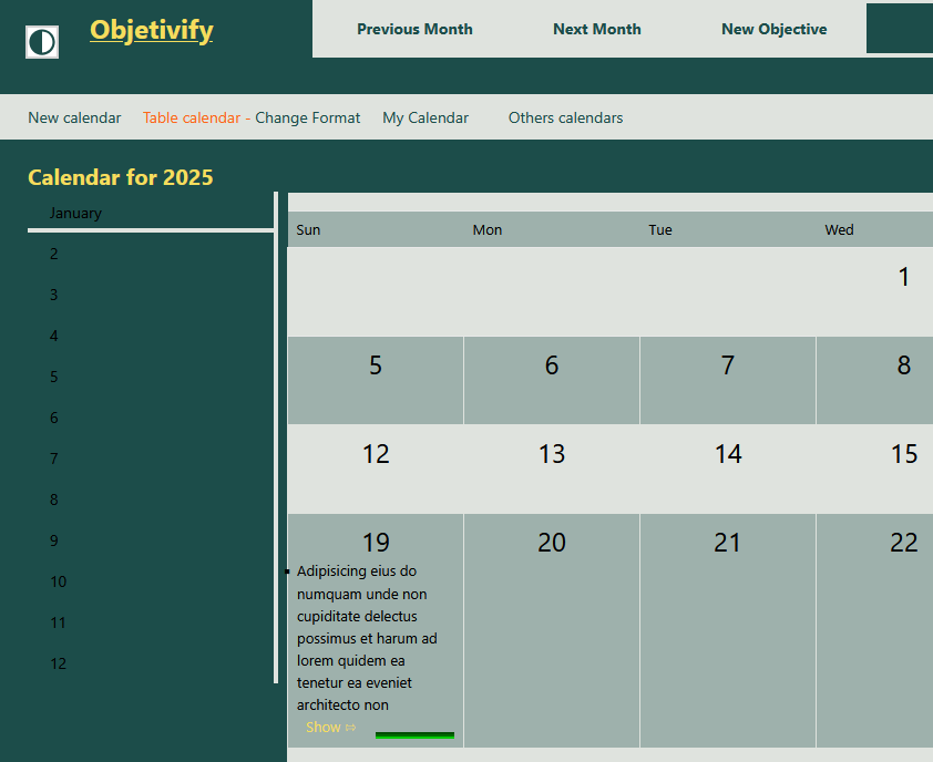 Screenshot 4 of Objetivify